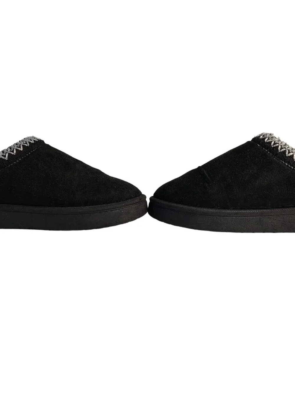 Girl's Black Size 1 Gently Used Suede Hurley Branded Slip-On Shoes